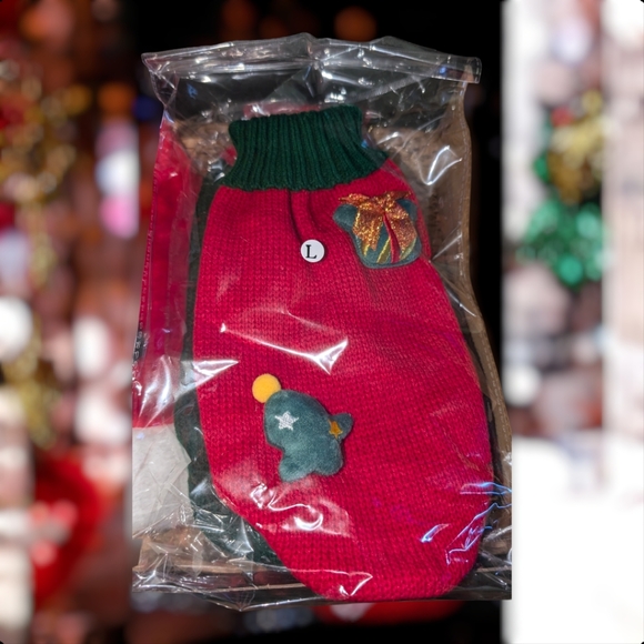 Christmas Dog Gift Box with Santa Hat for Hooman, New - Picture 6 of 10